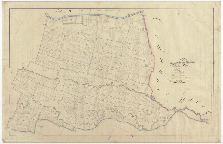 HERMEVILLE - Section C - du Village - feuille 03