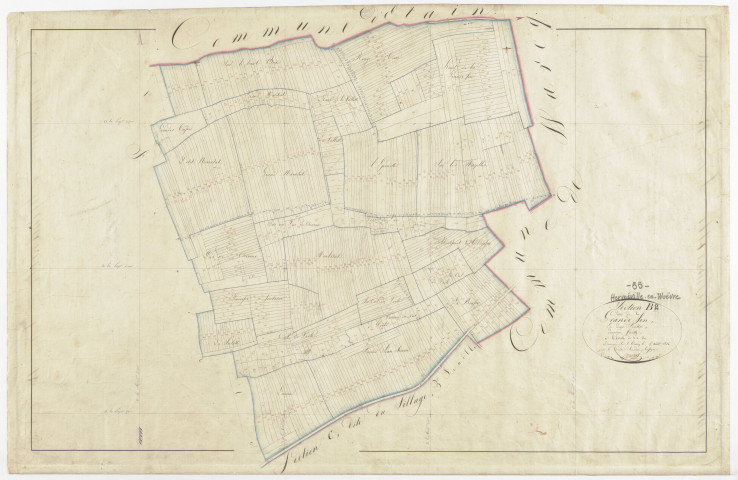 HERMEVILLE - Section B - de la Grande Fin - feuille 02