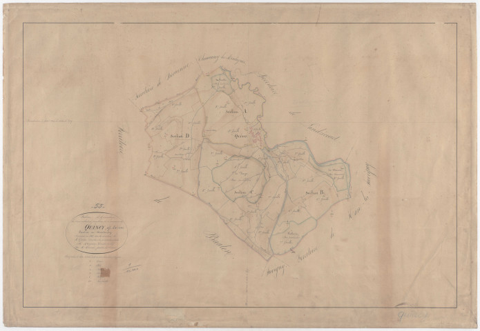 QUINCY - Tableau d'assemblage - feuille 01