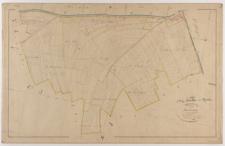 BRIEULLES-SUR-MEUSE - Section A - de Martinvaux - feuille 05