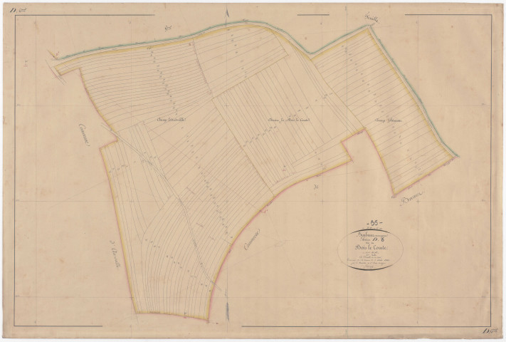 BRABANT-EN-ARGONNE - Section D - du Bois le Comte - feuille 06