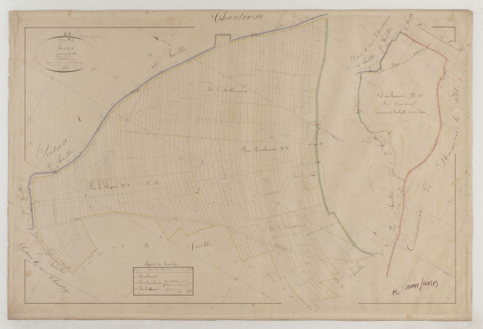 SALMAGNE - Section D des Fosses feuille 01