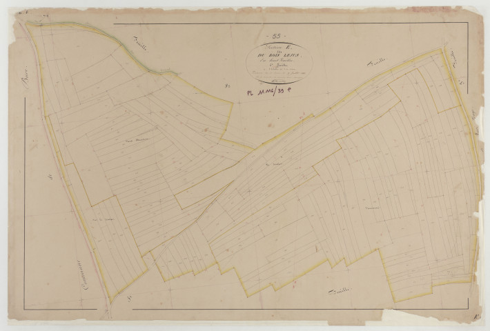MANDRES - Section E du Bois Lejus feuille 06