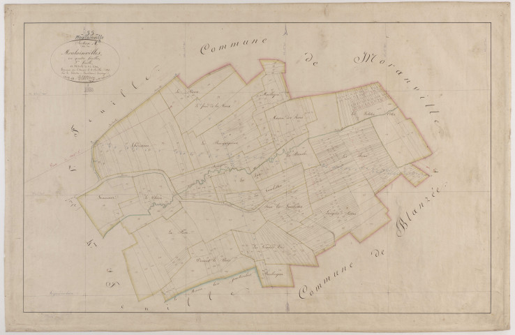 MOULAINVILLE - Section A - des Moulainvilles - feuille 03