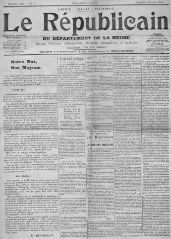 Le Républicain du département de la Meuse