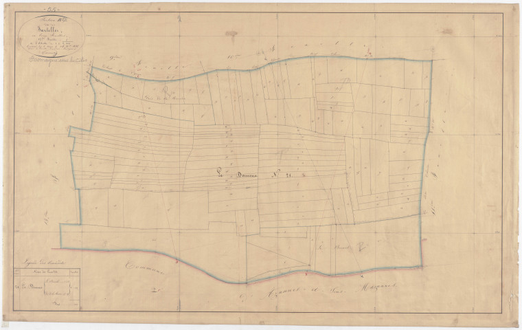 ROMAGNE-SOUS-LES-COTES - Section B - des Sartelles - feuille 12