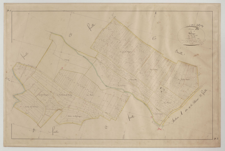 REFFROY - Section D du Village feuille 03