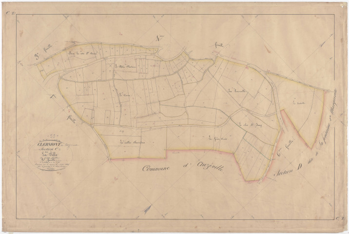 CLERMONT-EN-ARGONNE - Section C - de la Ville - feuille 02