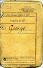 Registre matricule, carte des anciens combattants relatifs à Henry Georges.