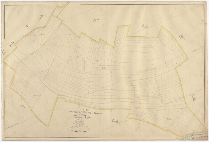 FROMEREVILLE - Section A - du Bouchet - feuille 10