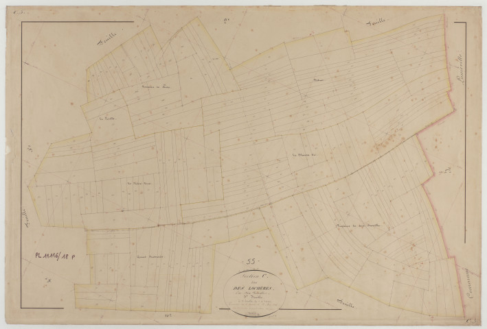 MANDRES - Section C des Lochères feuille 03