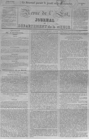 La Revue de l'Est / Le Journal du département de la Meuse / La Revue provinciale