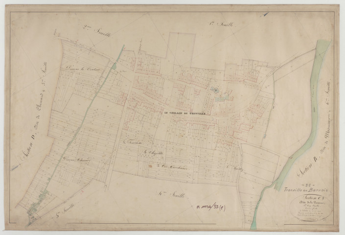 TRONVILLE - Section C de la Varenne feuille 03