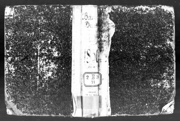 Naissances, Mariages, Décès (1850)