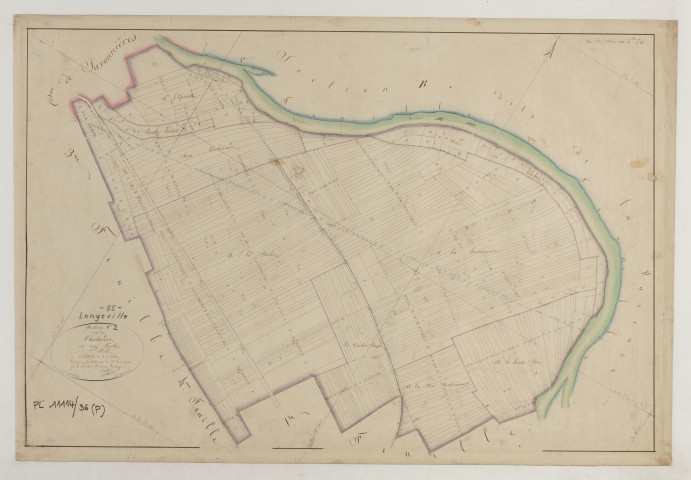 LONGEVILLE - Section C des Chalaides feuille 02