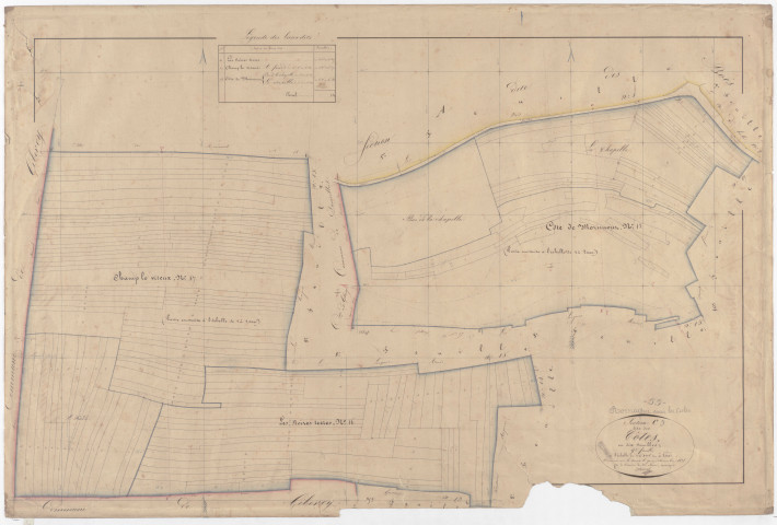 ROMAGNE-SOUS-LES-COTES - Section C - des Bois - feuille 09