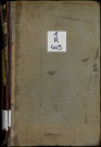 1877 - Registre et répertoire alphabétique