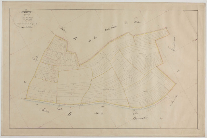 BUXIERES - Section A la Côte des Bûres feuille 02