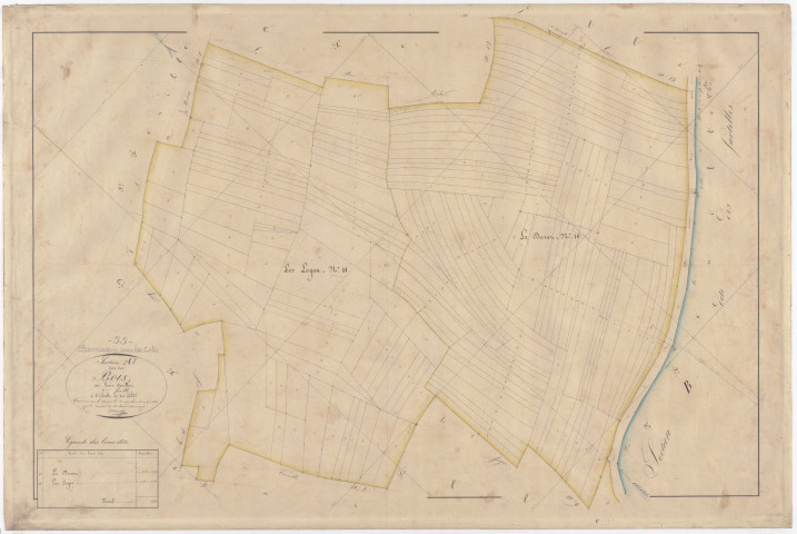 ROMAGNE-SOUS-LES-COTES - Section A - des Bois - feuille 07