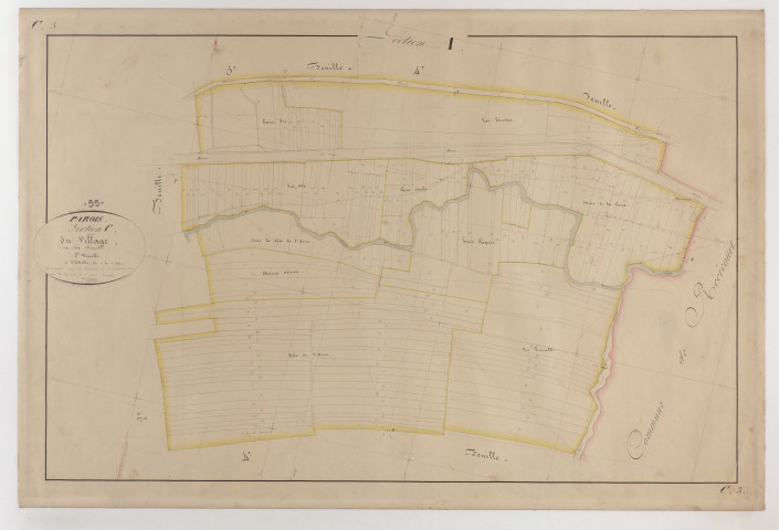 PAROIS - Section C - du Village - feuille 03