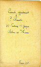 Carnet de dessins, registre matricule, cartes postales, diplomes appartenant à Paul Charuel.
