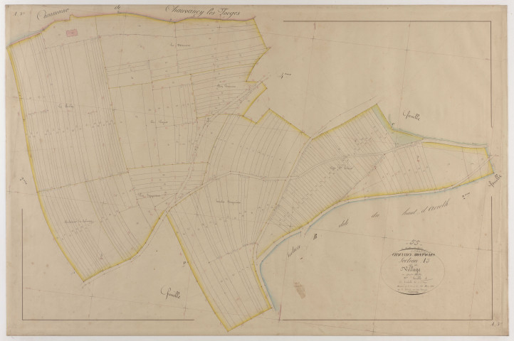 CHAUVENCY-LE-CHÂTEAU - Section A - du Village - feuille 03