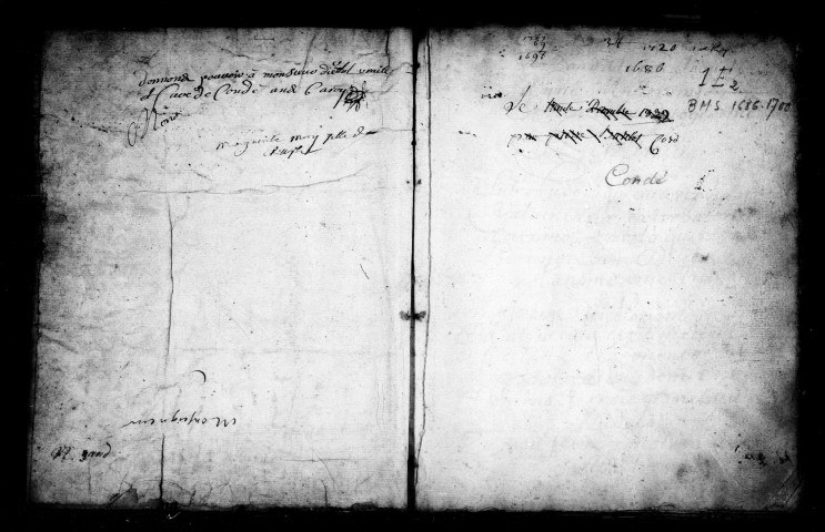 Baptêmes, Mariages, Sépultures (1686-1700)