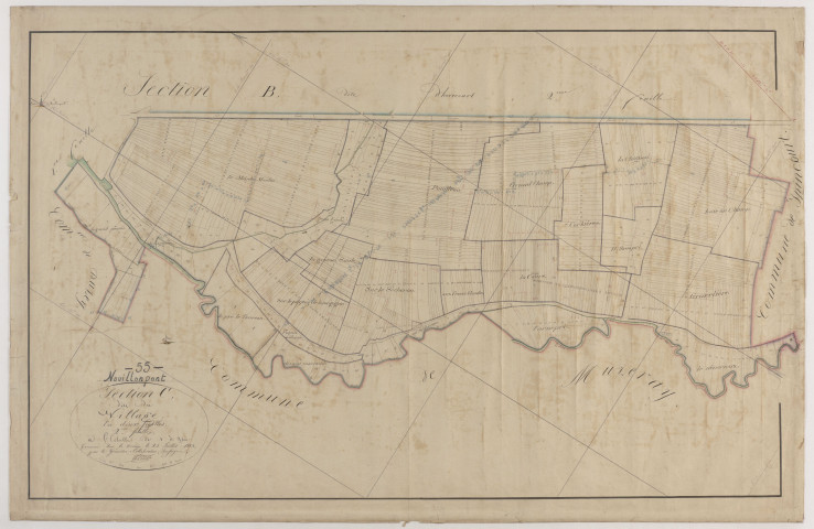 NOUILLONPONT - Section C - du Village - feuille 02