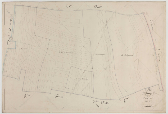 NEUVILLE-EN-VERDUNOIS - Section C du Caurat feuille 02