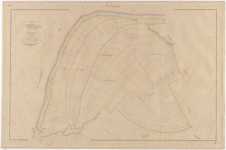 QUINCY - Section B - de la Maisse - feuille 02