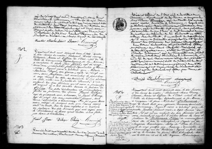 Naissances, Mariages, Décès (1862)