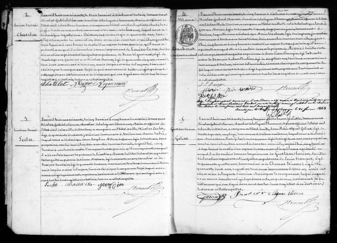 Naissances, Mariages, Décès (1860-1860)