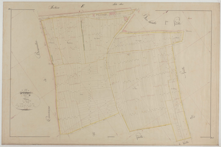 BUXIERES - Section D de la Méze feuille 06