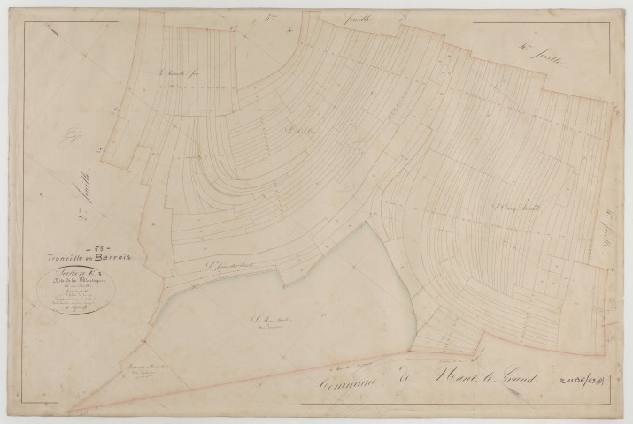 TRONVILLE - Section E de la Montagne feuille 03