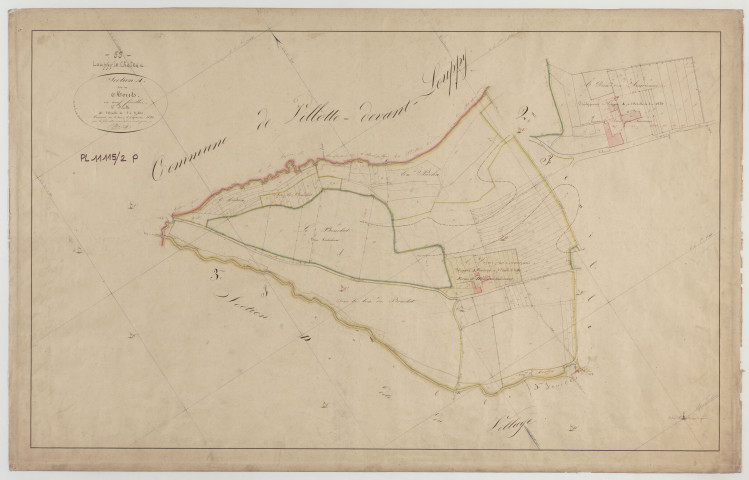 LOUPPY-LE-CHÂTEAU - Section A des Monts feuille 01