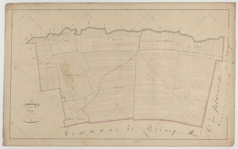 SAUVIGNY - Section C du Village feuille 02