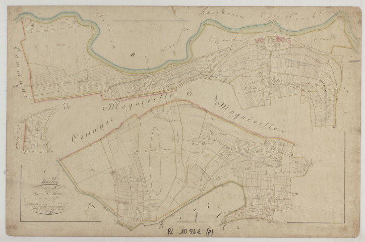 BEUREY - Section A du bois st Pierre feuille 01