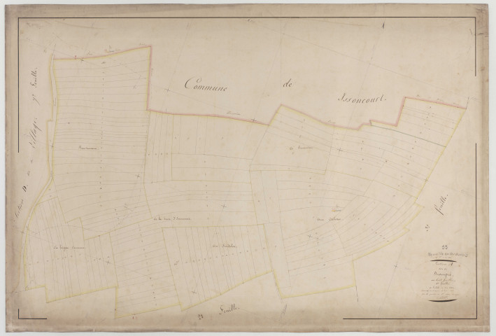 NEUVILLE-EN-VERDUNOIS - Section A de Brompré feuille 01