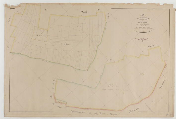 MANDRES - Section D de l'Orme feuille 05