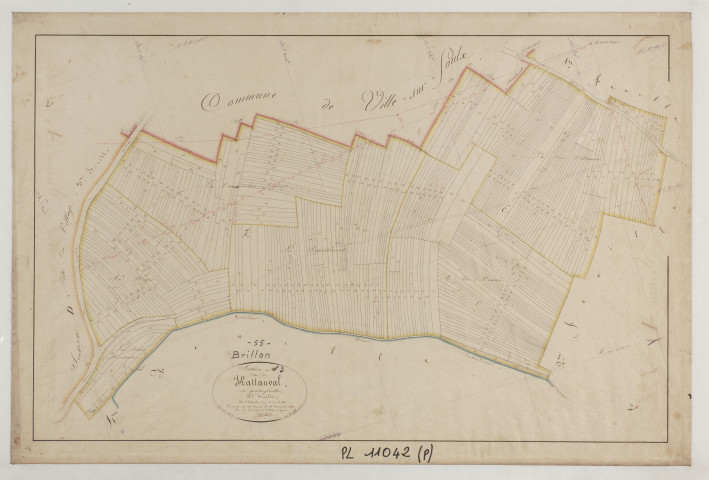 BRILLON - Section A Hattauval feuille 03