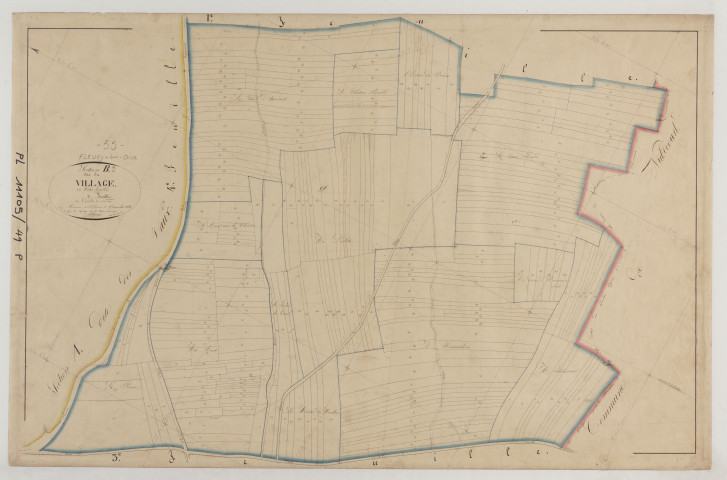 FLEURY-SUR-AIRE - Section B du Village feuille 02