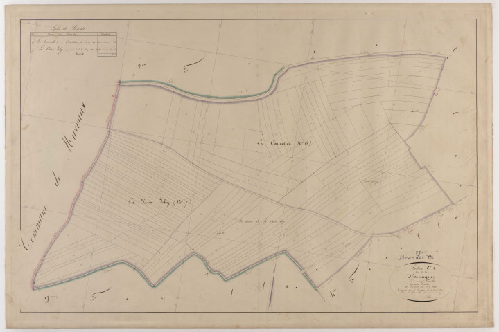 BRANDEVILLE - Section C - de la Montagne - feuille 03