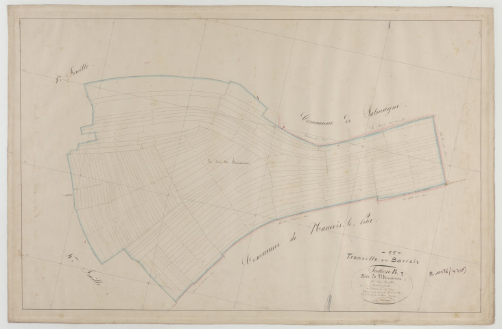 TRONVILLE - Section B de Mousseron feuille 03