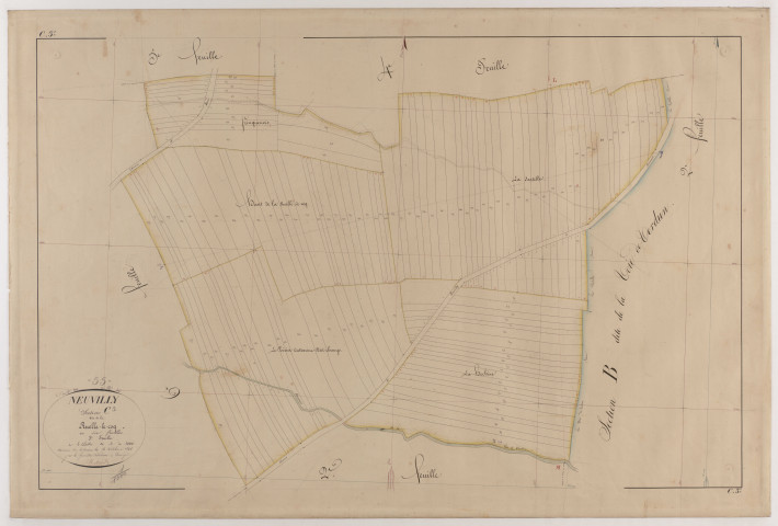 NEUVILLY - Section C - la ruelle le Coq - feuille 03