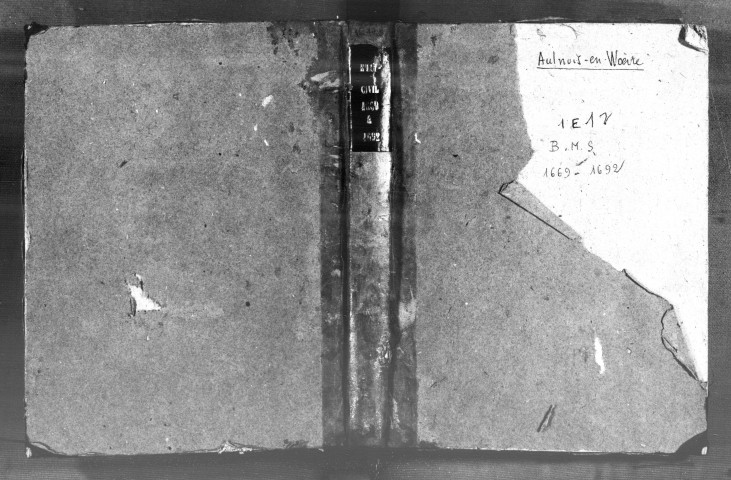 Baptêmes, Mariages, Sépultures (1669-1692)