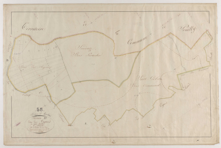 LUZY - Section A - des Vignes - feuille 03