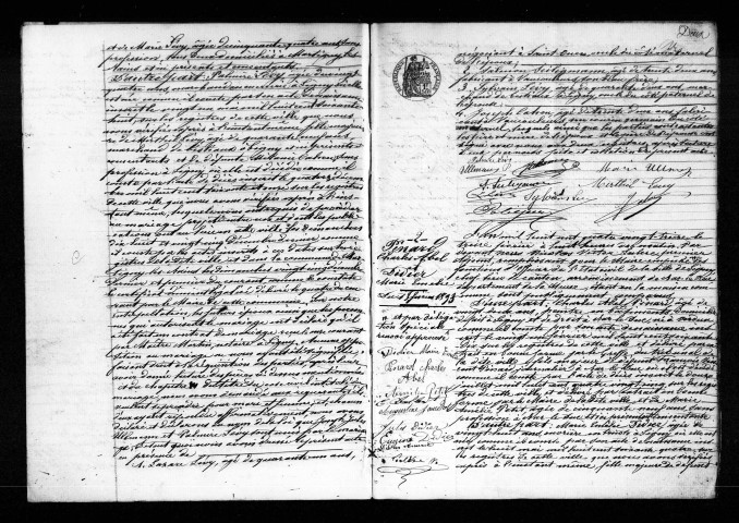 Mariages (1893-1902)