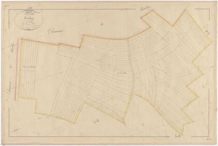 QUINCY - Section D - du Chaufour - feuille 03