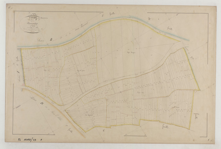 CONDE - Section C de Damnesier feuille 09
