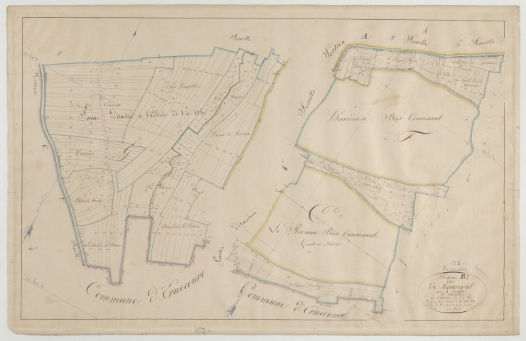 TRICONVILLE - Section B de Nancéval feuille 03